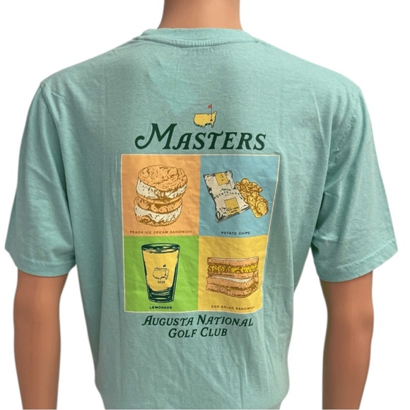 Authentic 2025 Masters Blue Concessions T-Shirt - Picture 1 of 2